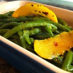 Green Beans with Chili-Orange Oil