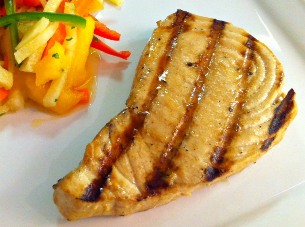 Grilled Marlin Steaks