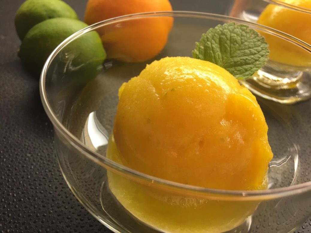 Club Foody | Mango Sorbet Recipe • Delicious Treat &amp; Palate Cleanser ...