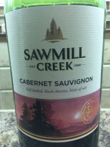 Sawmill Creek Cabernet Sauvignon - Canada