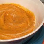 Carrot Soup with Mashed Potatoes