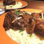 North African Chicken Thighs with Dates & Pomegranate Molasses