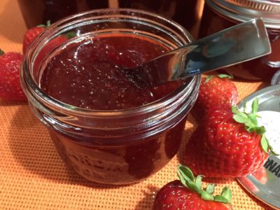 Strawberry Jam with Orange Zest