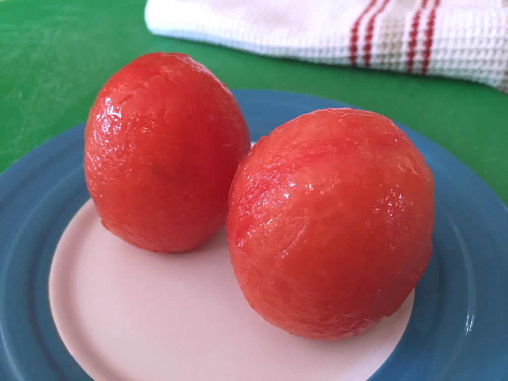 Blanching Tomatoes