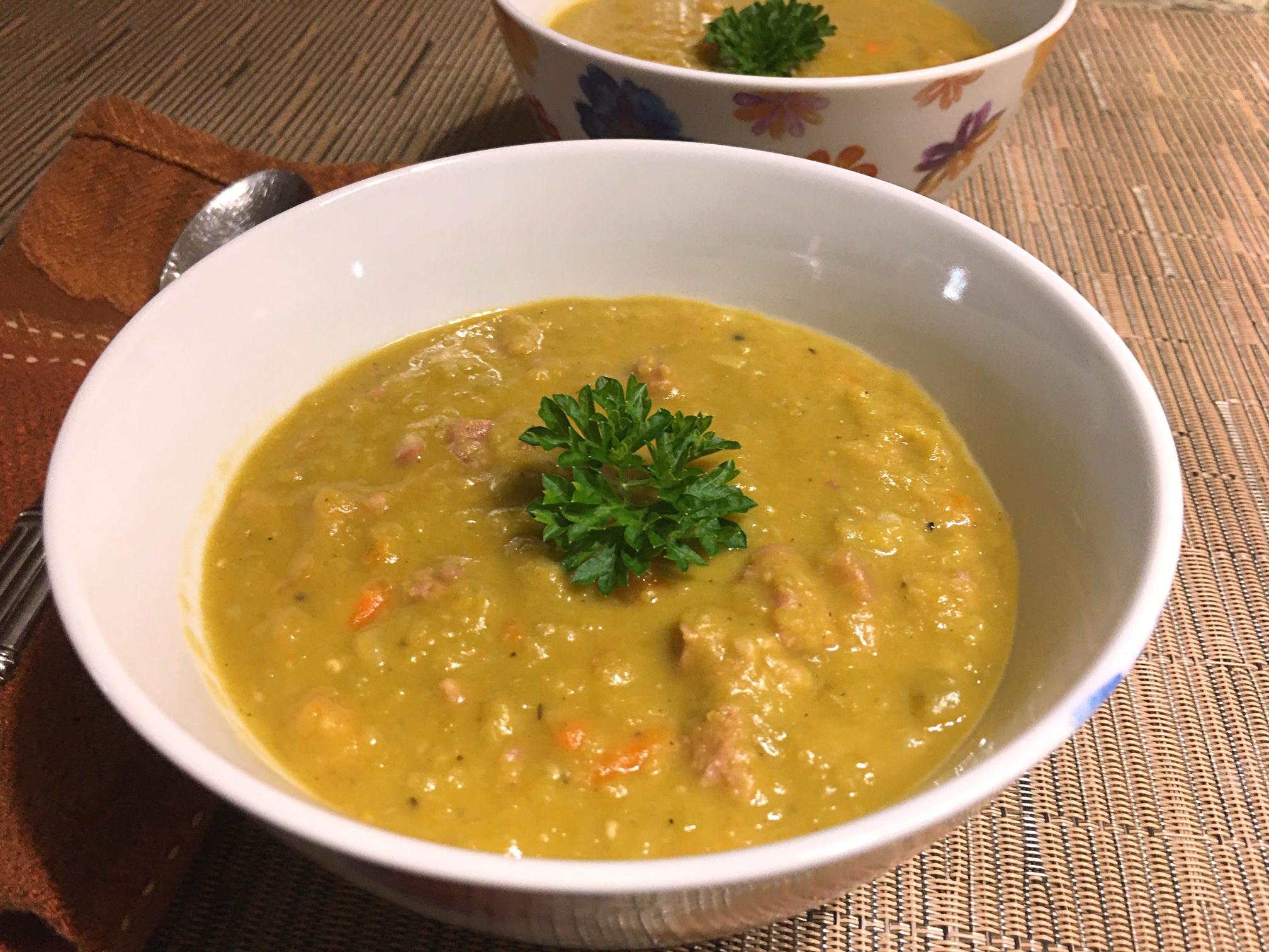 Instant Pot Split Pea Soup (Turkish Recipe, Vegan, Gluten-Free)
