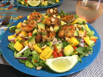 Grilled Shrimp Summer Salad