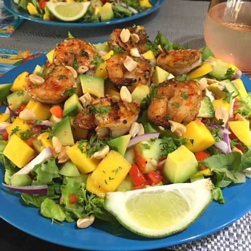 Grilled Shrimp Summer Salad
