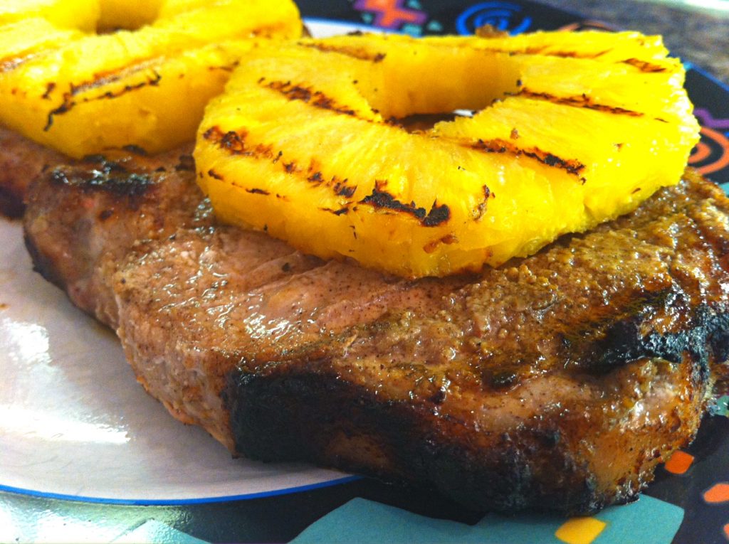 Caribbean Jerk BBQ Pork Chops