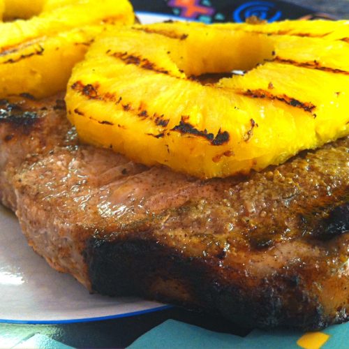 Caribbean Jerk BBQ Pork Chops
