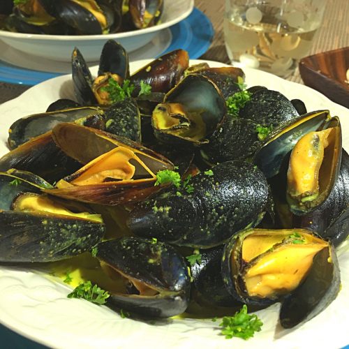 Mussels in Curry Sauce