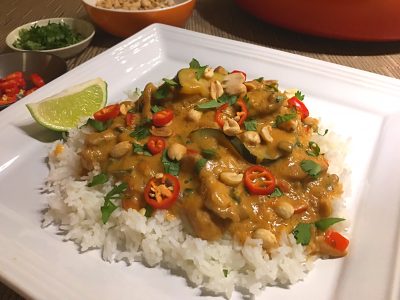 Asian Peanut Chicken Curry