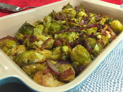 Brussels Sprouts with Bacon and Onions