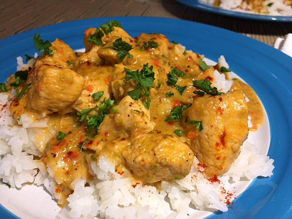 Chicken in Creamy Jalapeño Cheese Sauce