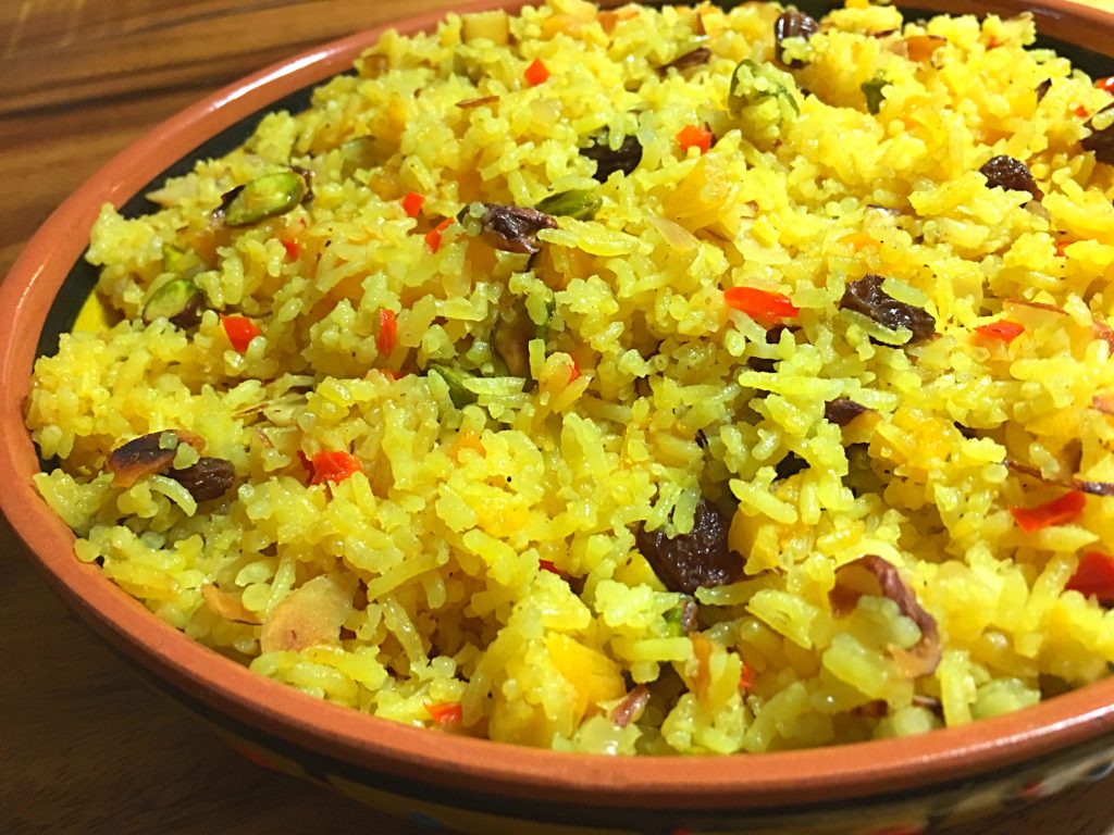 Indian Basmati with dry fruits