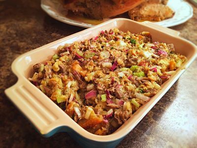 Old Fashioned Stuffing with Giblets