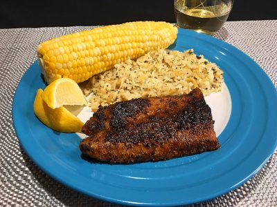 Blackened Grilled Fish