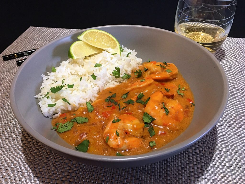 Thai Red Curry Shrimp