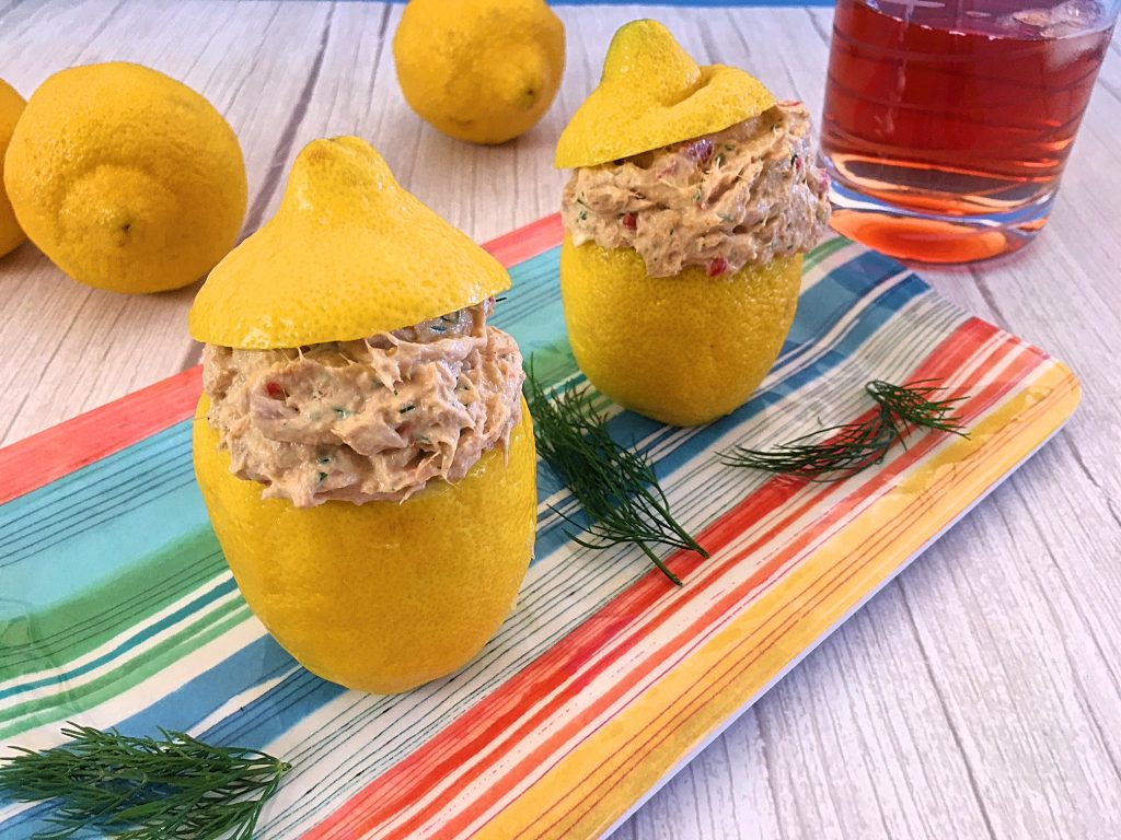 Tuna Stuffed Lemons