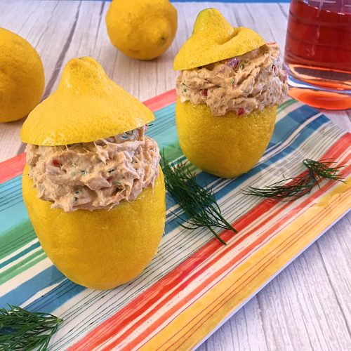 Tuna Stuffed Lemons