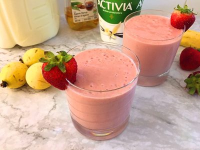 Guava Strawberry Banana Smoothie