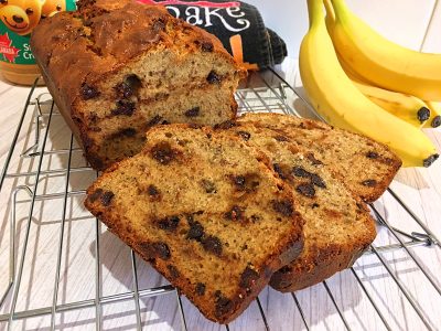 Peanut Butter Chocolate Chip Banana Bread