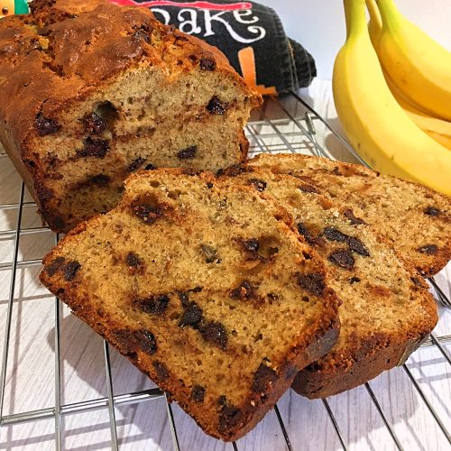 Peanut Butter Chocolate Chip Banana Bread