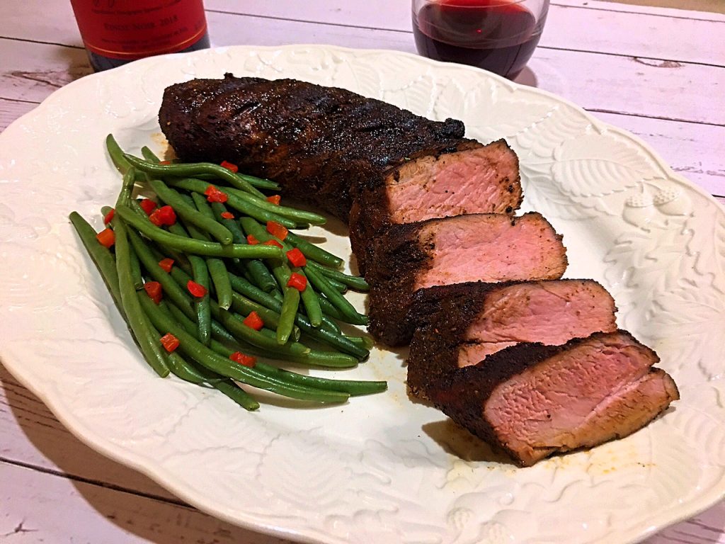 Coffee Cocoa Pork Tenderloin
