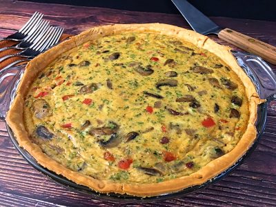 Mushroom Quiche