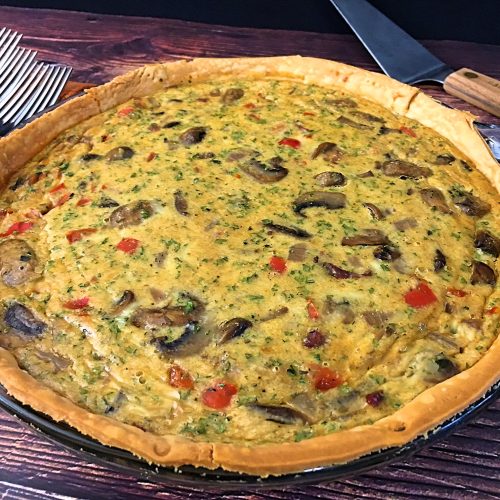 Mushroom Quiche