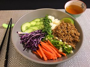 Asian Pork Rice Bowl