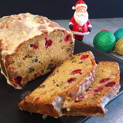 Cranberry Eggnog Bread