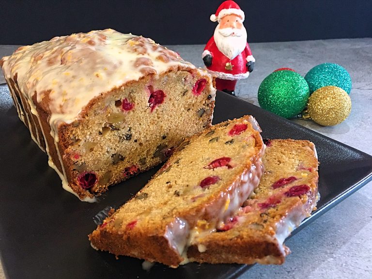 Cranberry Eggnog Bread