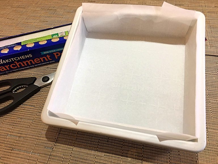 Lining a Square Pan with Parchment Paper