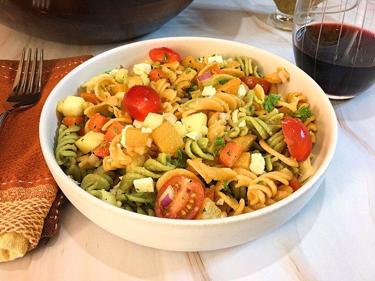 Roasted Winter Vegetable Pasta Salad