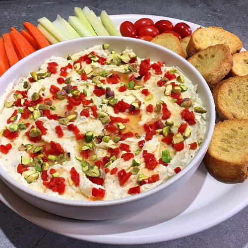 Whipped Feta Cream Cheese Dip