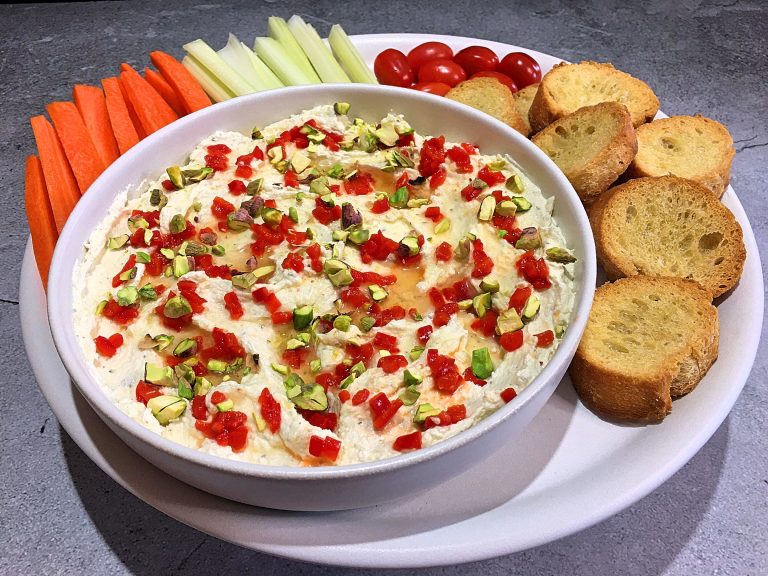 Whipped Feta Cream Cheese Dip