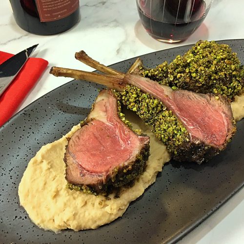 Pistachio Crusted Rack of Lamb
