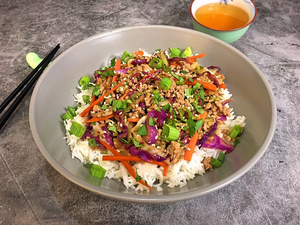 Easy Egg Rolls in a Bowl
