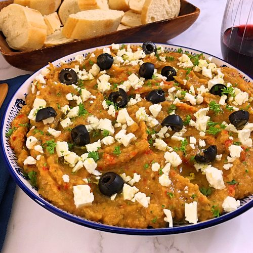Greek Eggplant Dip • Melitzanosalata