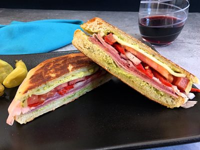 Italian Pesto Panini Sandwich