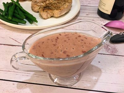 Red Wine Cream Sauce