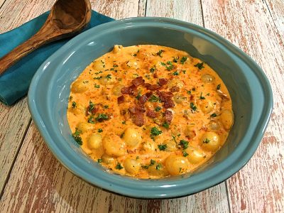 Creamed Pearl Onions with Bacon