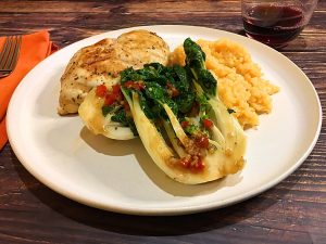 Ginger Garlic Bok Choy