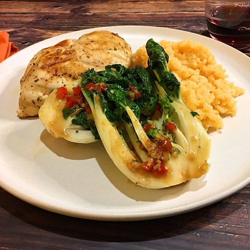 Ginger Garlic Bok Choy