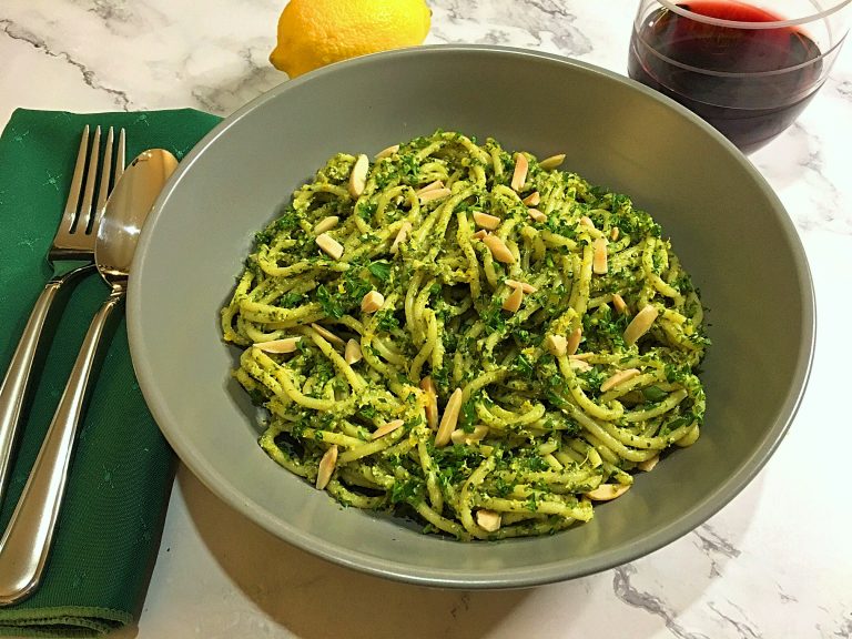Moroccan Green Spaghetti