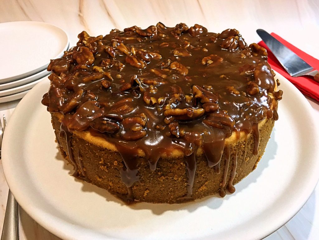 Pecan Caramel Cheesecake