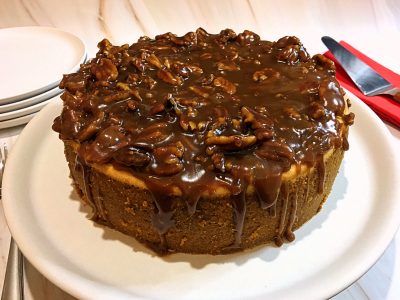Pecan Caramel Cheesecake