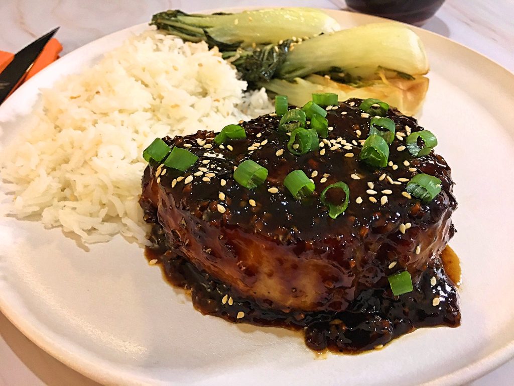 Sweet Chili Ginger Garlic Pork Loin Chops