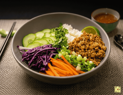 Asian Pork Rice Bowl