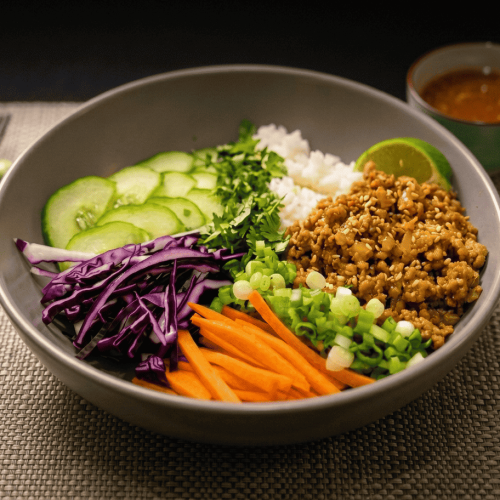 Asian Pork Rice Bowl